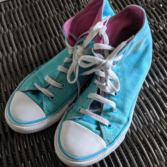 Converse Other - 🔥 Blue Hightop Converse